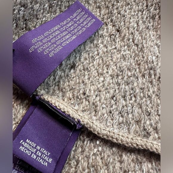 Ralph Lauren Collection Pre-Fall 2014 Lamb Shearling Fur Collar Cardigan - Picture 14 of 16